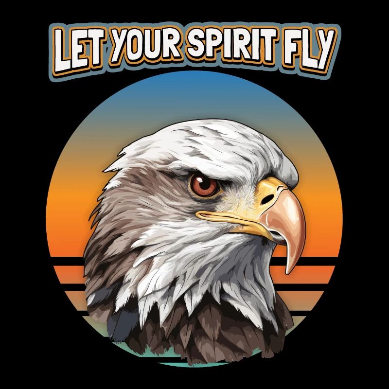 Motif d’aigle, Illustration d’aigle, dicton