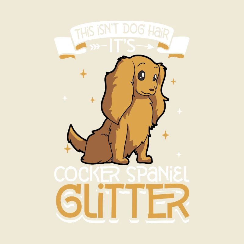 Cocker Spaniel Glitter