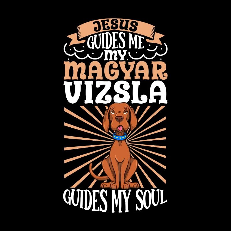 Jésus et mon Magyar Vizsla