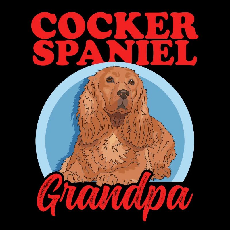 Cocker Spaniel Opa Hunde Cockerspaniel Geschenk