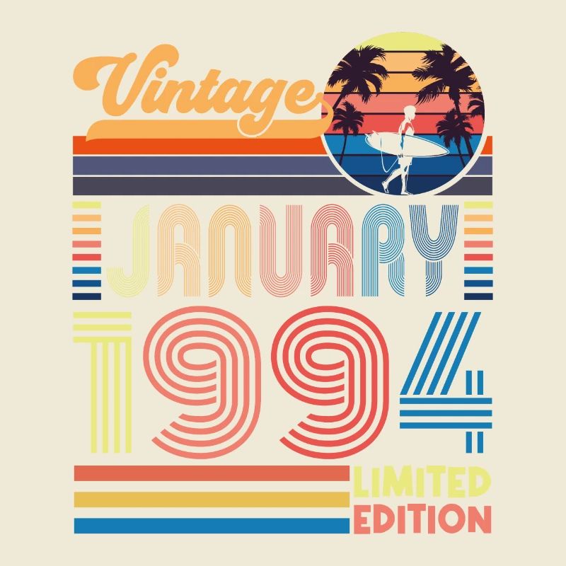 Jubiläum Januar 1994. Geschenk Januar 1994.