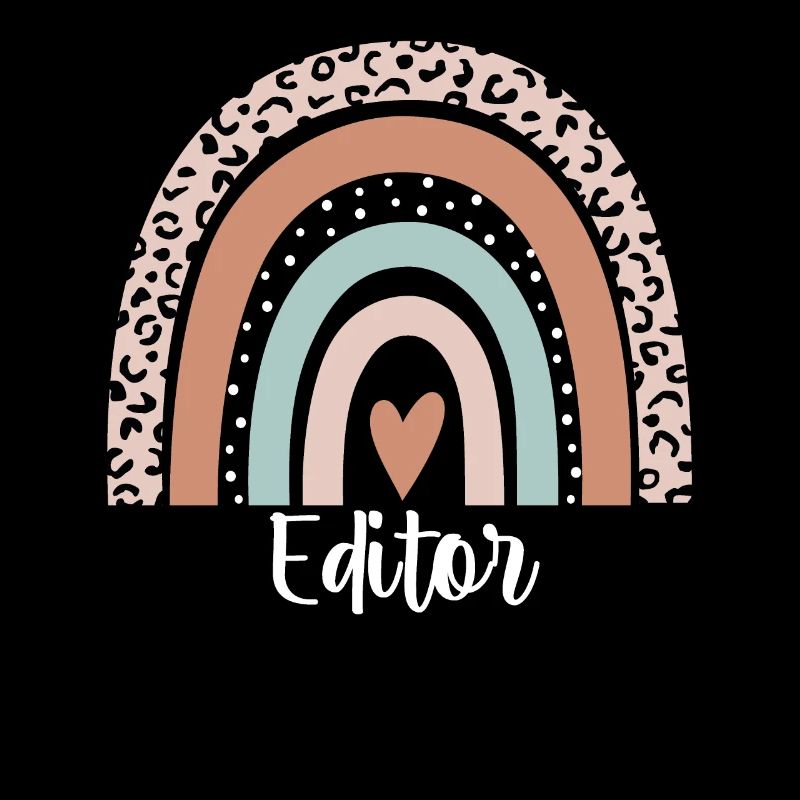 Editor Rainbow Leopard Lustige Redakteur Wertschätzung