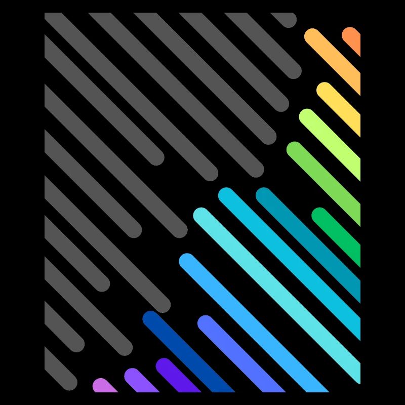 Colorful gray stripes