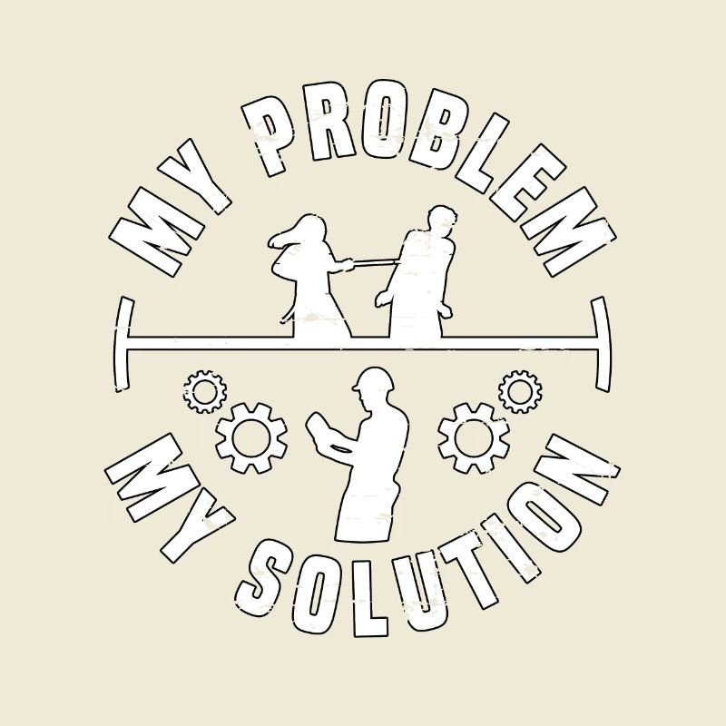 Architect My Problem My Solution Pictogram Dad Mom