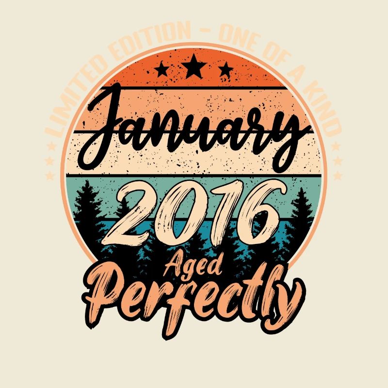Janvier 2016 anniversaire 2016 légendes Janvier