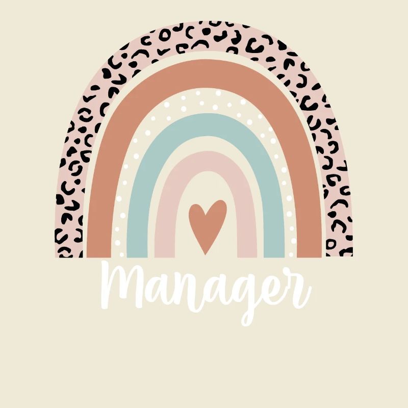 Manager Rainbow Leopard Funny Manager Appreciation