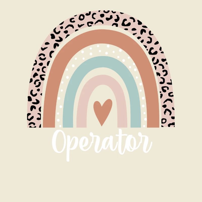 Operator Rainbow Leopard Lustiger Operator