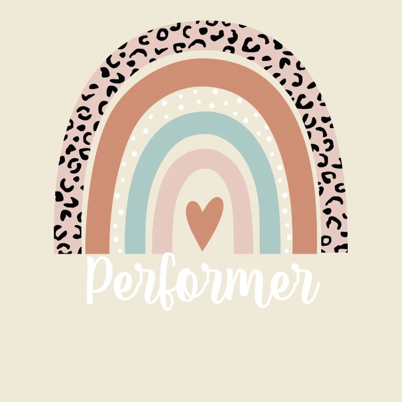 Performer Rainbow Leopard Funny Performer