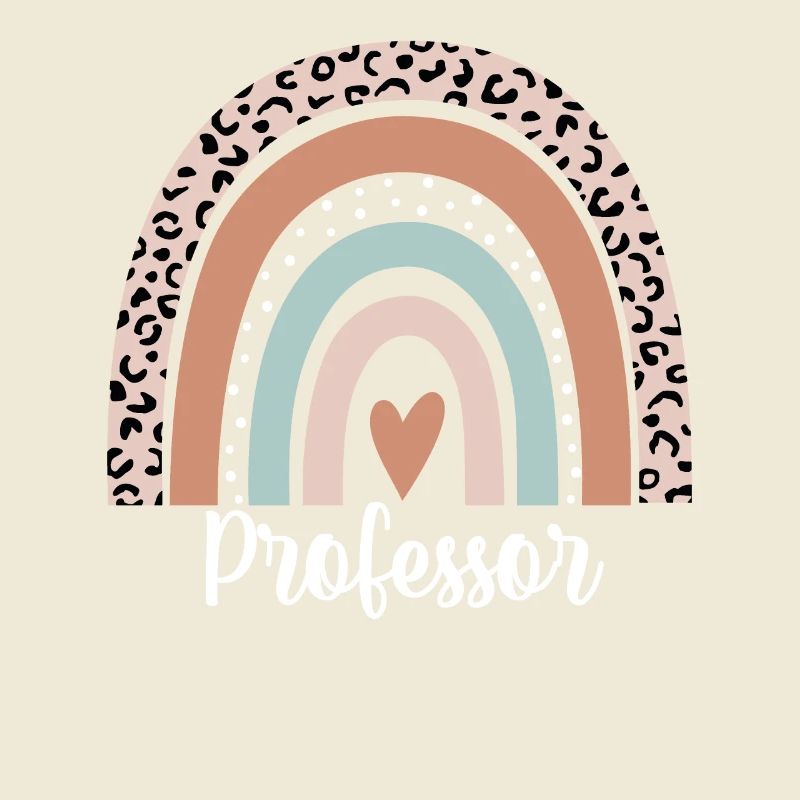Professeur Rainbow Leopard Professeur drôle