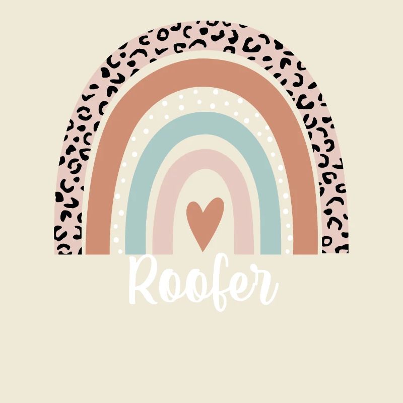 Dachdecker Regenbogen Leopard Lustiger Dachdecker Wertschätzung
