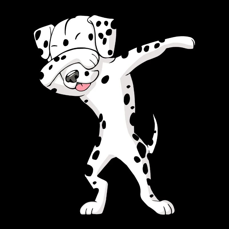 Dalmatiner Dab Dabbing dalmatiner