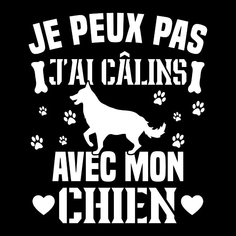 je peux pas j ai câlins avec mon chien