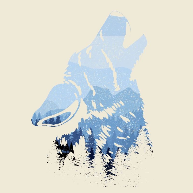 Cadeau de loup hurlant