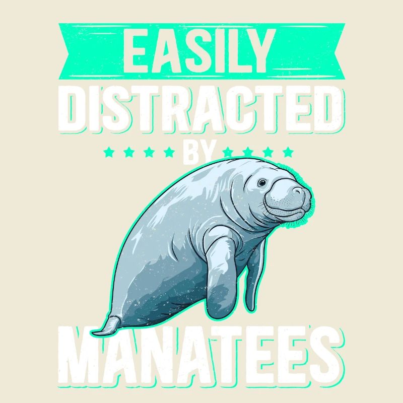 Manati Manatee Manatis Rundschwanzseekuh Geschenk