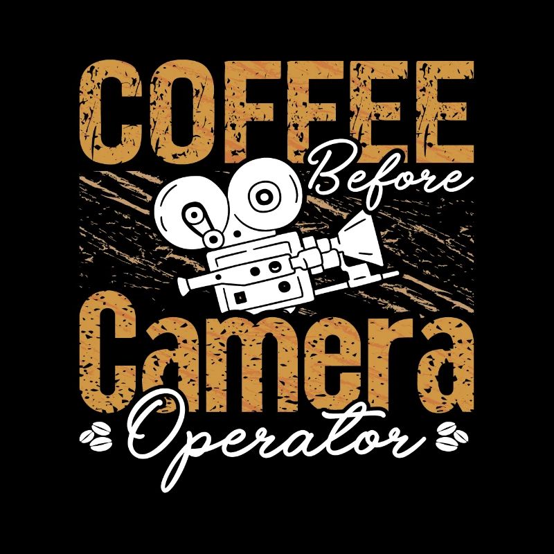 Caméraman Vidéaste Amateur de café