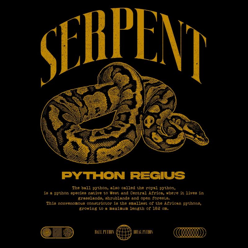 Ball Python Modern Reptile Keeper Streetwear