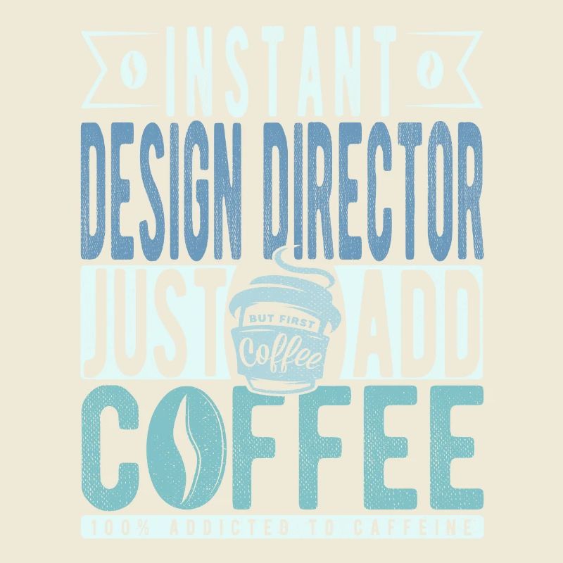 Directeur de la conception instantanée Il suffit d’ajouter du café