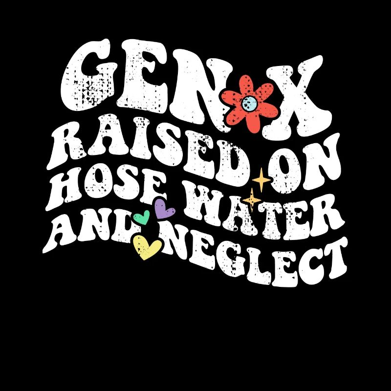 La génération X rétro élevée à l’eau et à la négligence
