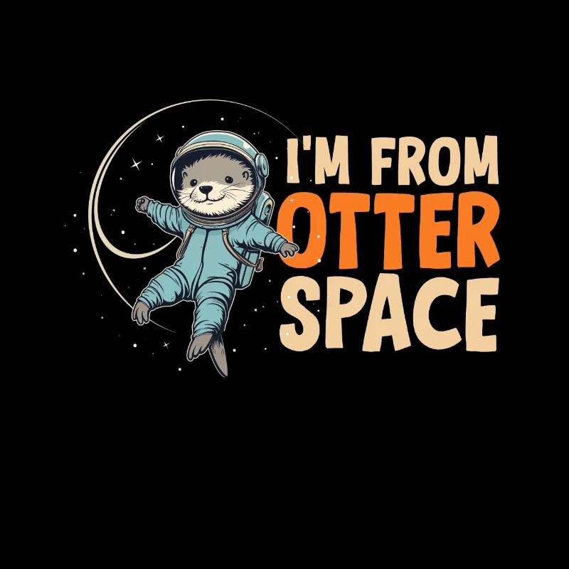 Otter Space Lustig Otter Astronaut