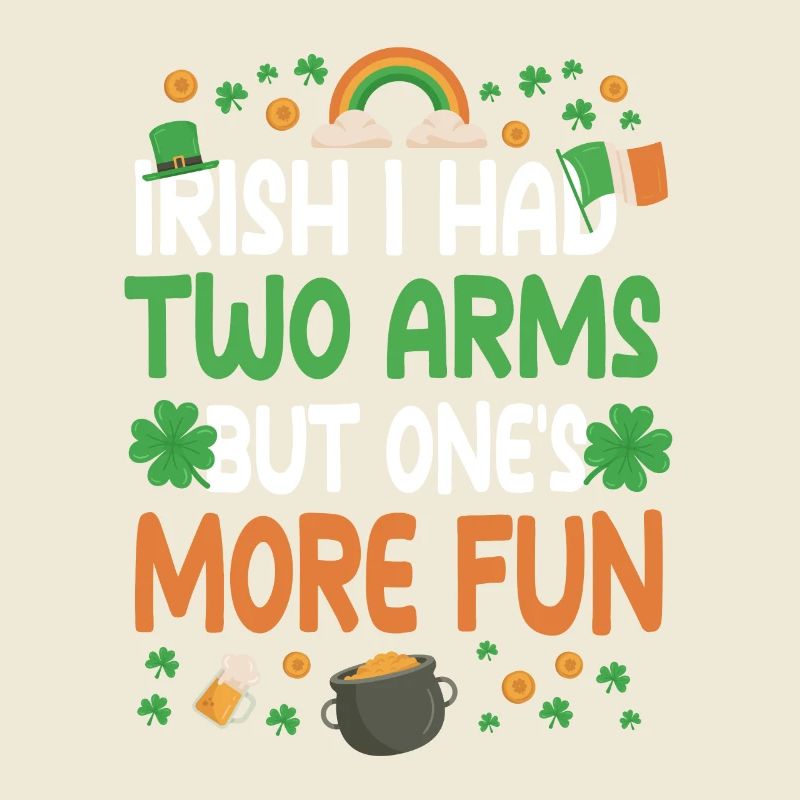 Arm amputee St. Patrick's Day