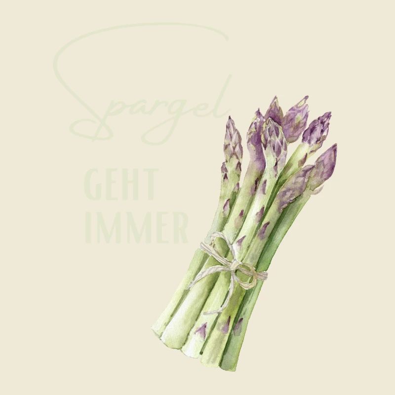 Asparagus always goes asparagus eater