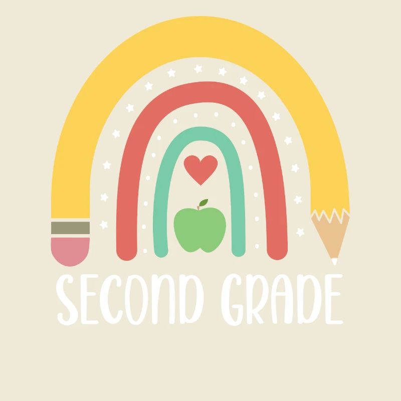2nd Grade Rainbow Pencil School Elementary School