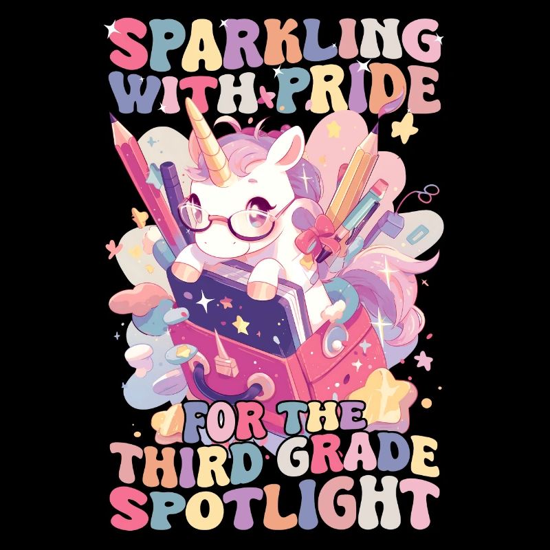 Sparkling With Pride 3. Klasse Einhorn Mädchen
