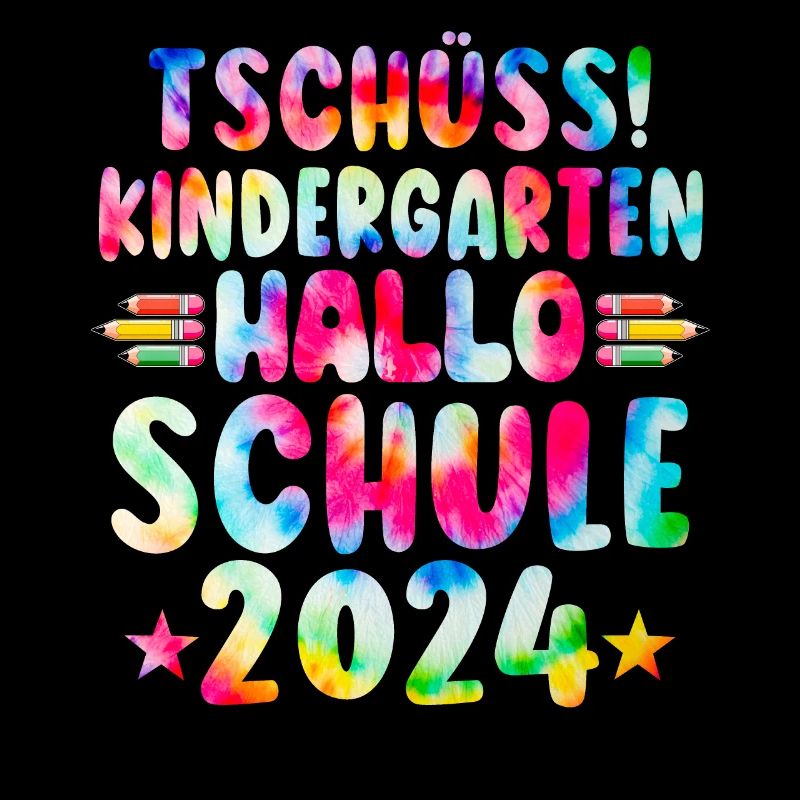 Tschüss Kindergarten Hallo Schule Kita Abgänger