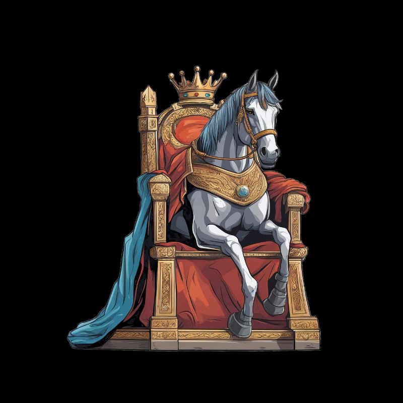 König Pferd Märchenfigur Pferde Märchen
