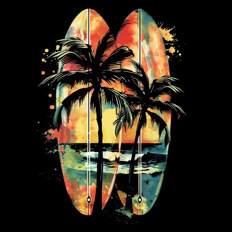 Surfeur cadeau Vintage Surf