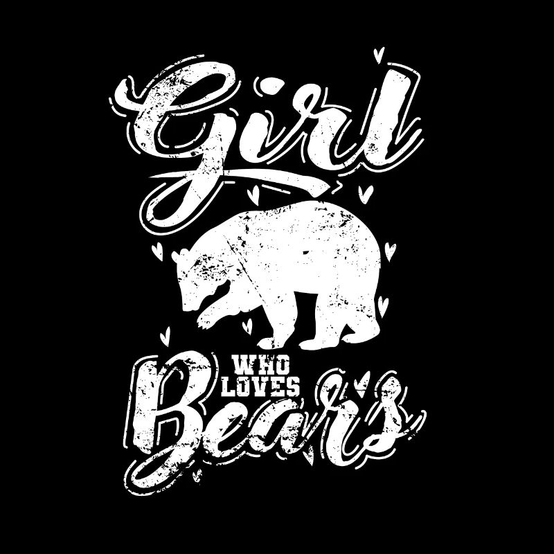 Fille qui aime les ours