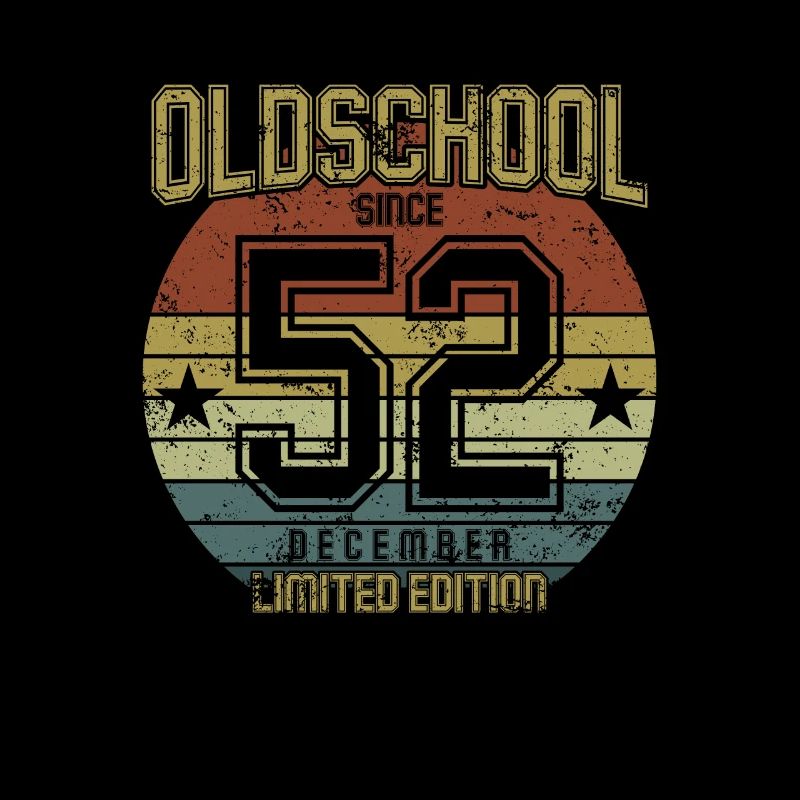 December 1952 - Geburtstag im Dezember Oldschool