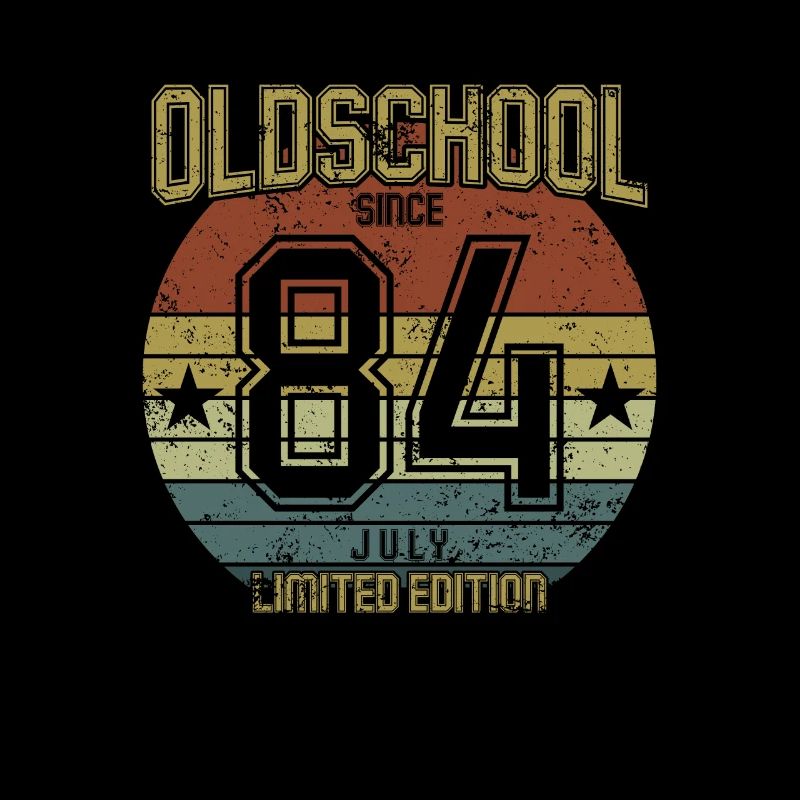 July 1984 - Geburtstag im Juli Oldschool