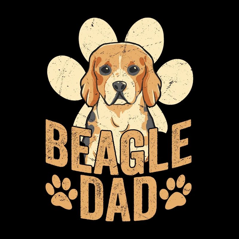 Beagle Dad Propriétaire de chien Chiot Beagles