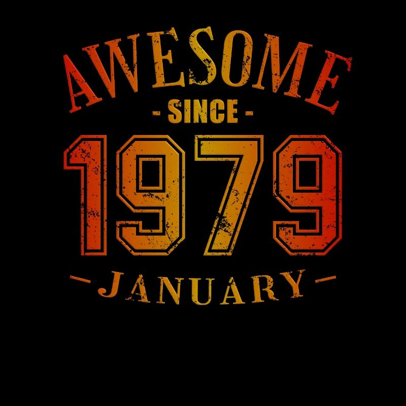 Janvier 1979 - Anniversaire en janvier Génial