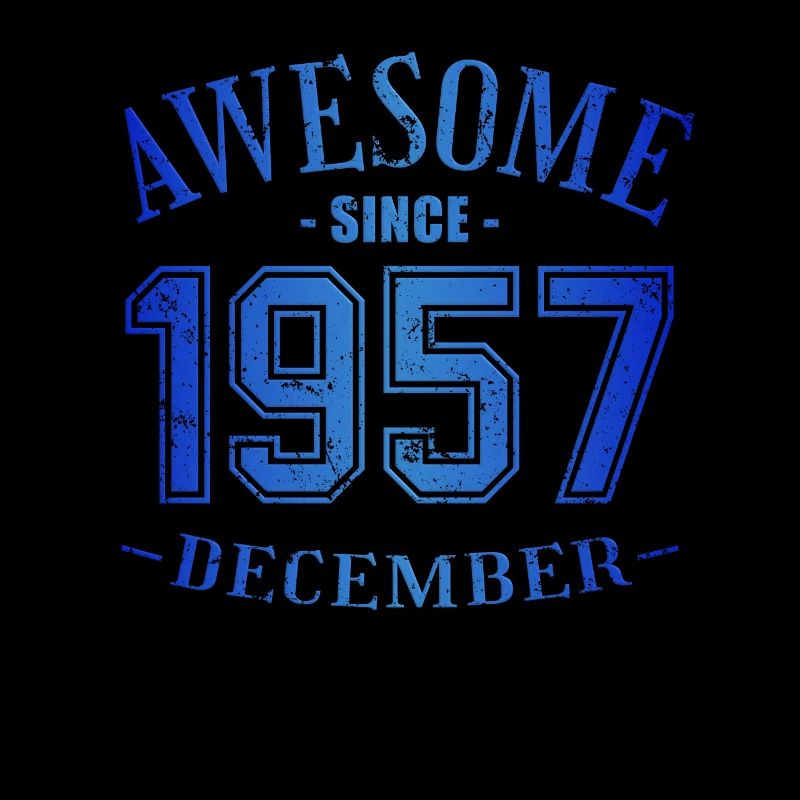 December 1957 - Birthday in December Awesome