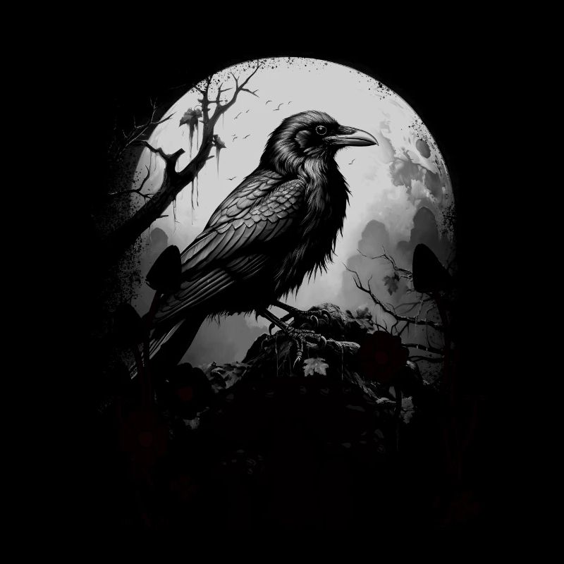 Raven Raven Crow Halloween Crows