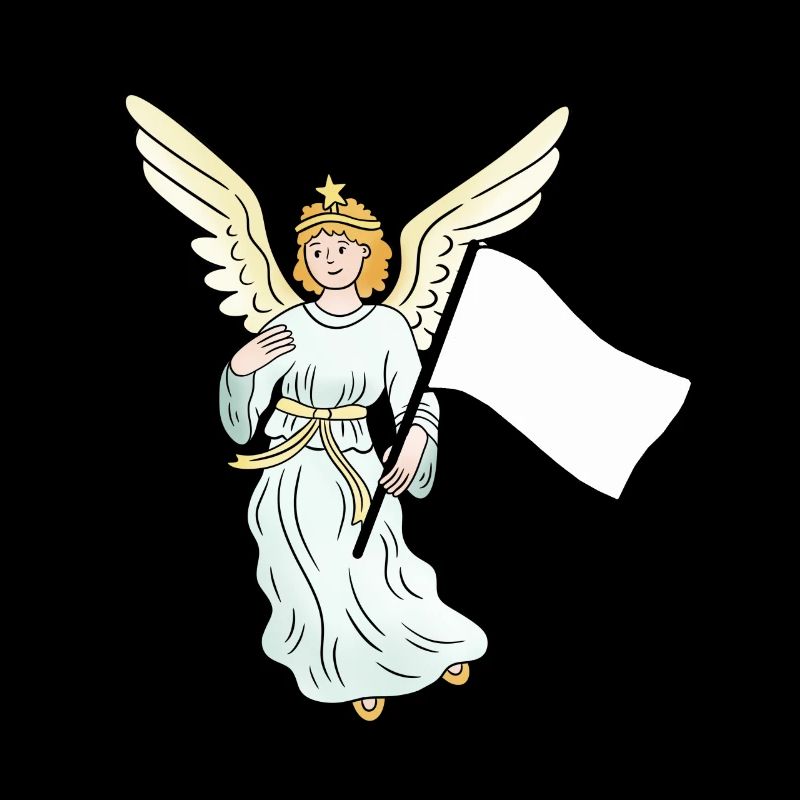 Angel World Peace Flag Peace