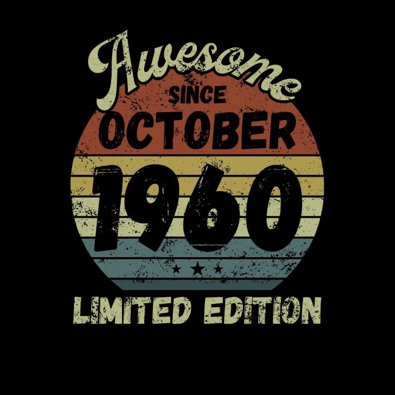 Awesome since October 1960 - Geburtstag