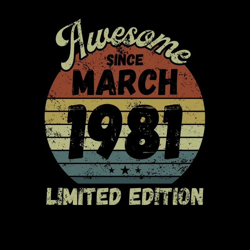 Awesome since March 1981 - Birthday