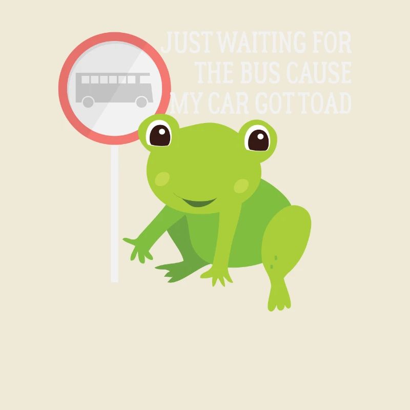 J’attends juste le bus parce que ma voiture s’amuse à crapauder