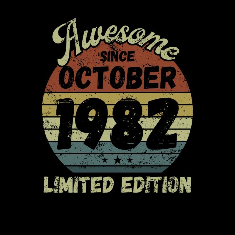 Awesome since October 1982 - Geburtstag