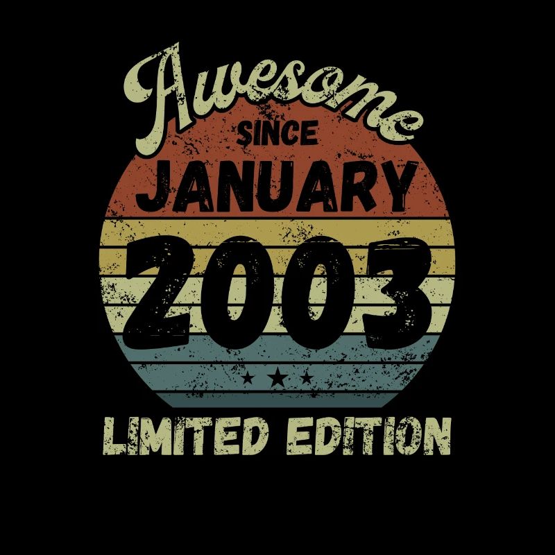 Awesome since January 2003 - Geburtstag