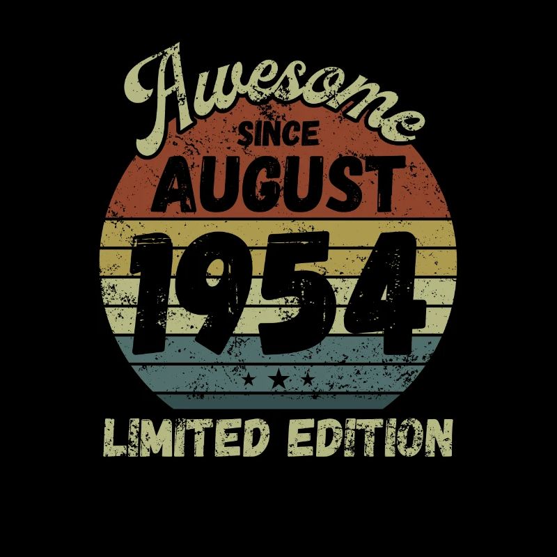 Awesome since August 1954 - Geburtstag