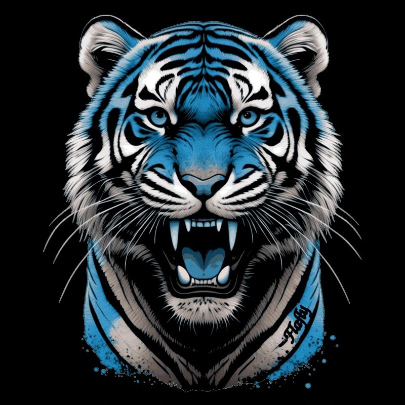 Blauer Tiger 💙