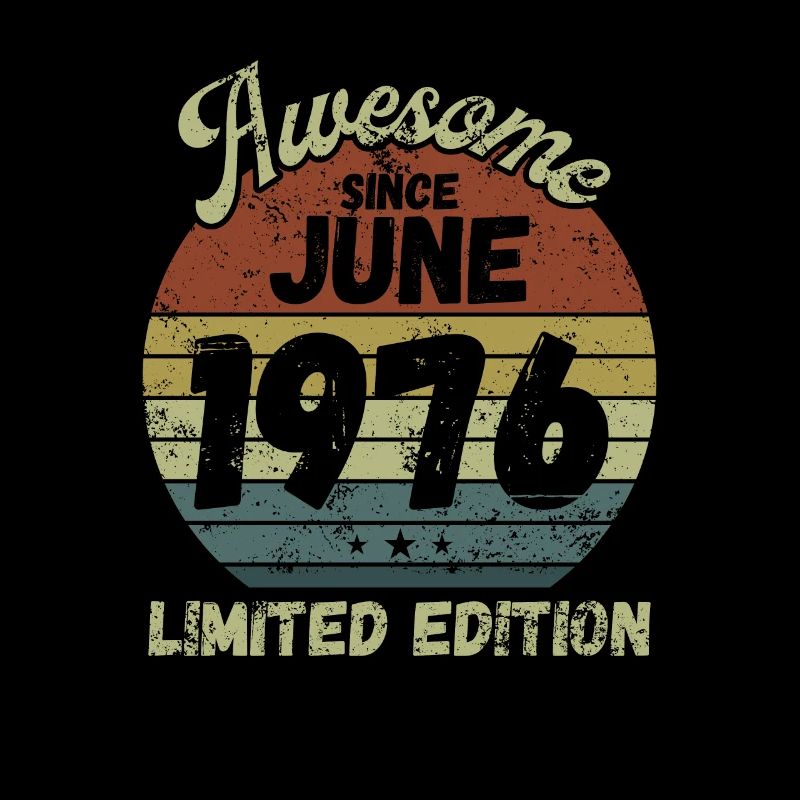 Awesome since June 1976 - Birthday