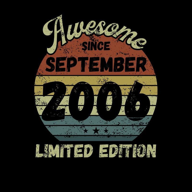 Awesome since September 2006 - Geburtstag