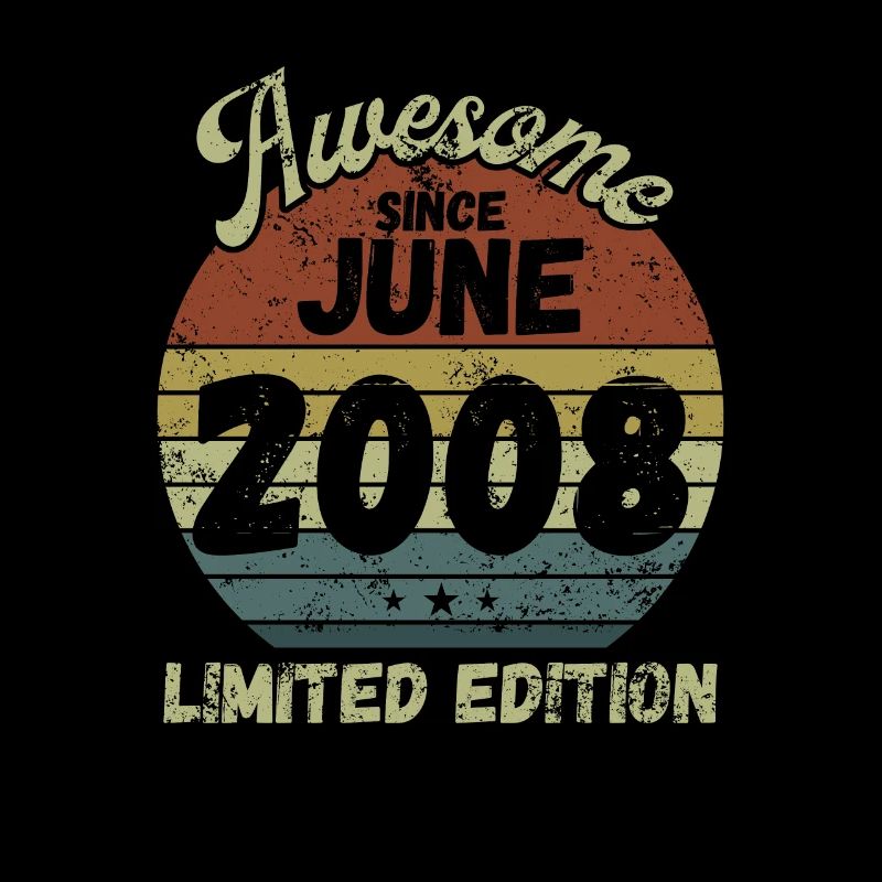 Awesome since June 2008 - Geburtstag