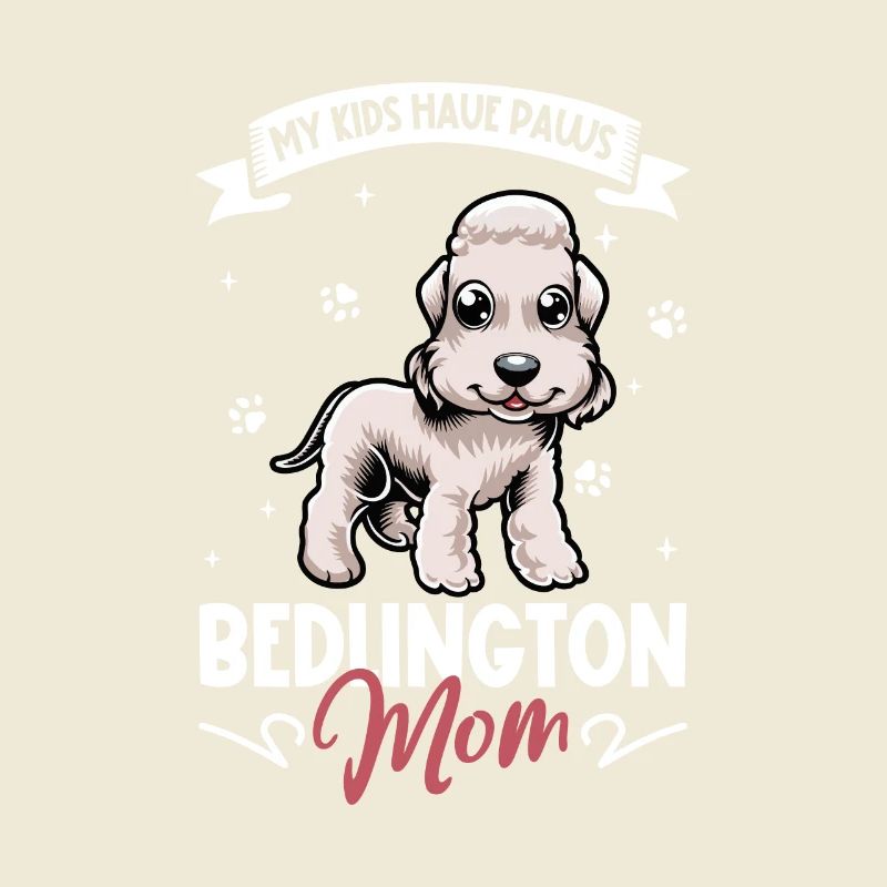 Bedlington Terrier Mama