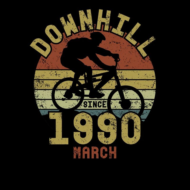 Anniversaire Vélo de descente Mars 1990